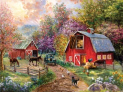 Barnyard Visit Jigsaw Puzzle