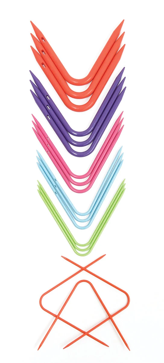 Neko's Curved Double Point Knitting Needles For Hats & Cowls 1 Neko's Curved Double Point Knitting Needles For Hats & Cowls