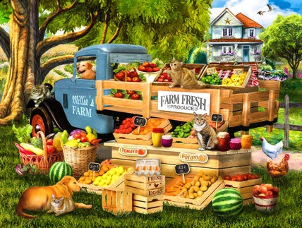Millie's Fresh Produce Jigsaw Puzzle 1 Millie's Fresh Produce Jigsaw Puzzle