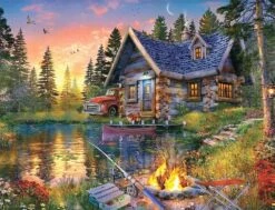 Sun Kissed Cabin Jigsaw Puzzle