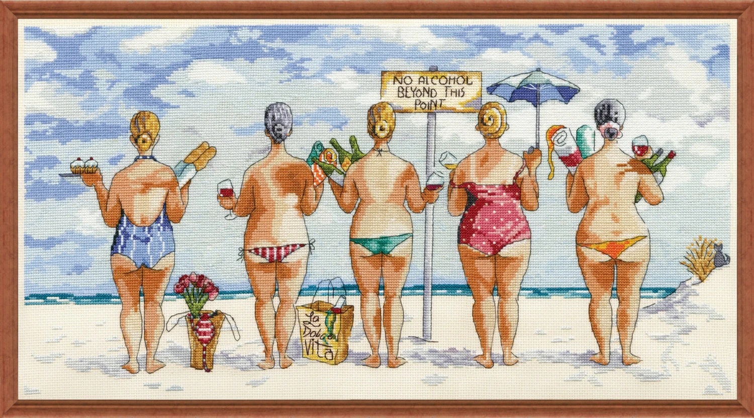 No Alcohol Cross Stitch Kit 1 No Alcohol Cross Stitch Kit