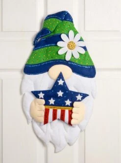 Gnome For All Seasons Wall Hanging Felt Kit -Crocheting Supplies Store 34361d