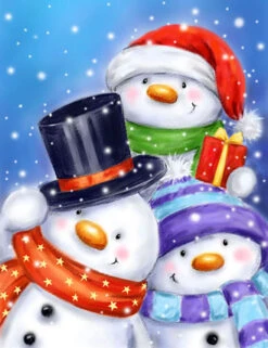 Three Snowmen Jigsaw Puzzle