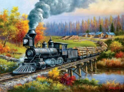 Logging Camp Run Jigsaw Puzzle