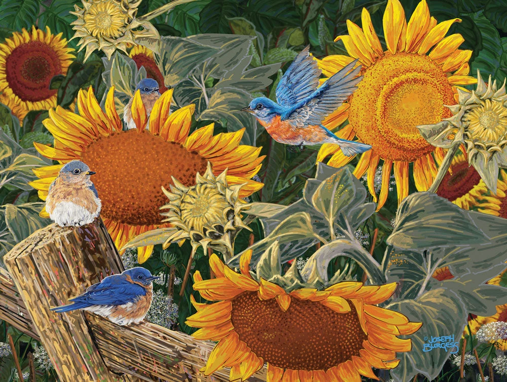 Sunflower Patch Jigsaw Puzzle 1 Sunflower Patch Jigsaw Puzzle