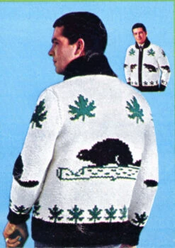 Canadian Beaver Cardigan Or Pullover Pattern