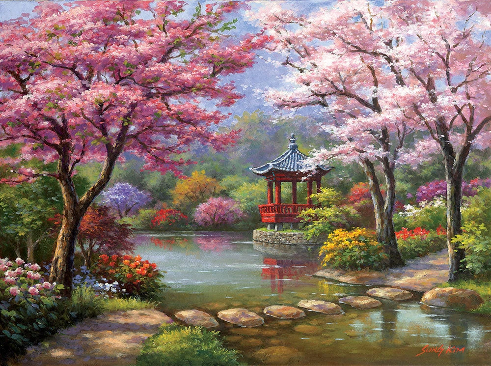 Spring Pagoda Jigsaw Puzzle 1 Spring Pagoda Jigsaw Puzzle