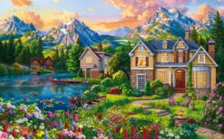Cozy Lake House Jigsaw Puzzle