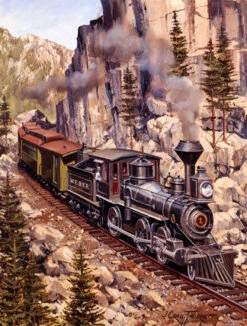 Locomotive Curve Jigsaw Puzzle