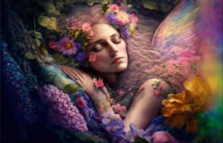 Bed Of Flowers Jigsaw Puzzle
