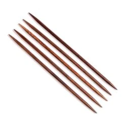 San Wood 6" Double Pointed Knitting Needles Set Of 5