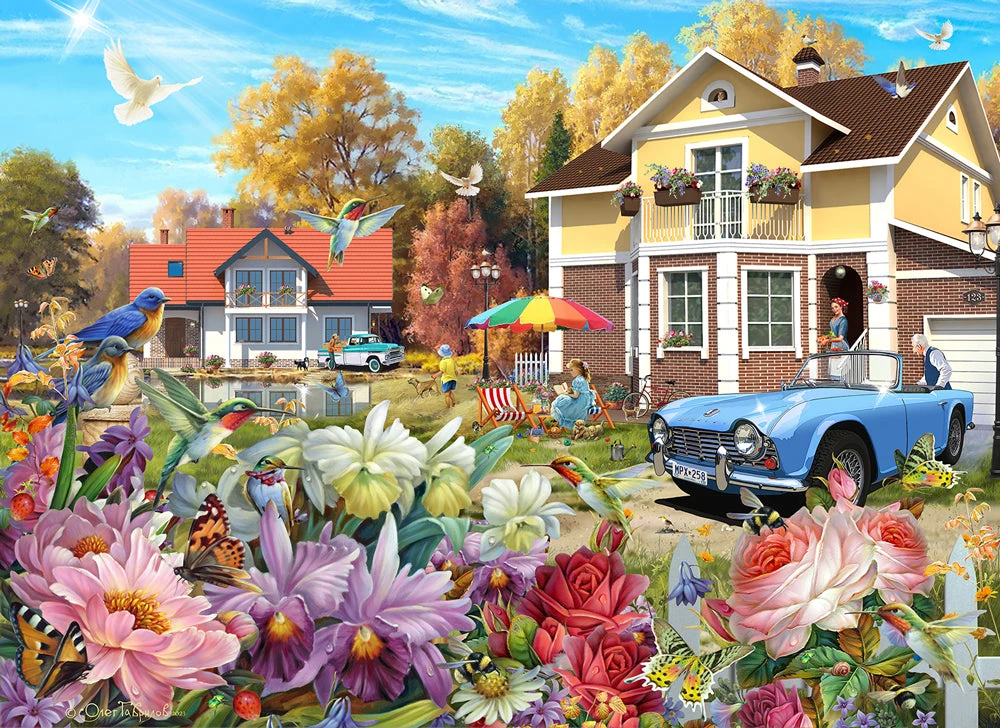 Sunny Yard Jigsaw Puzzle 1 Sunny Yard Jigsaw Puzzle