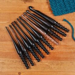 Ebony Wood Crochet Hooks