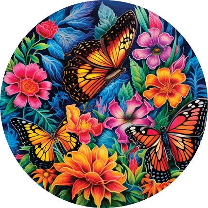 Beautiful Butterflies Shaped Jigsaw Puzzle 1 Beautiful Butterflies Shaped Jigsaw Puzzle