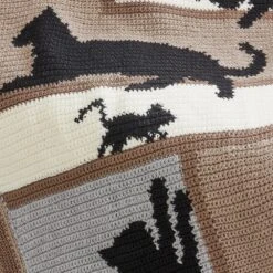 Cat Silhouettes Afghan 7 Cat Silhouettes Afghan -Crocheting Supplies Store 95123c
