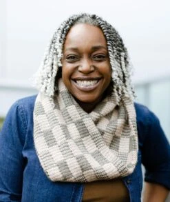 Checkmate Tunisian Crochet Cowl