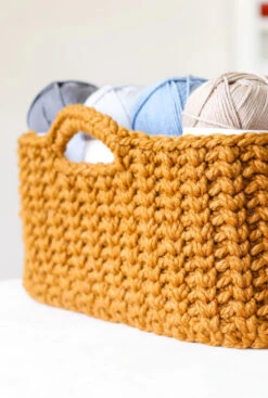 Jessie Stach Crochet Basket -Crocheting Supplies Store 95189c