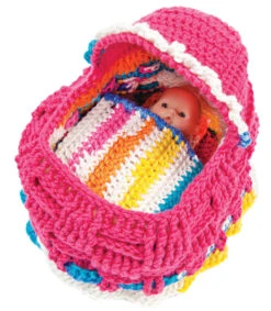 Bright Cradle Purse To Crochet Pattern