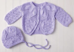 Leaf Yoke Shrug And Hat