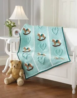 Rocking Ponies Blanket Pattern