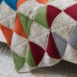 Bold Bowties Knit Blanket -Crocheting Supplies Store AKP MM BlodBowtiesBlanet 006