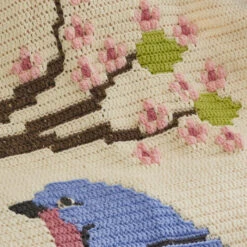 Bluebirds & Blossoms Blanket 9 Bluebirds & Blossoms Blanket -Crocheting Supplies Store AKP MM BlueBrids 072
