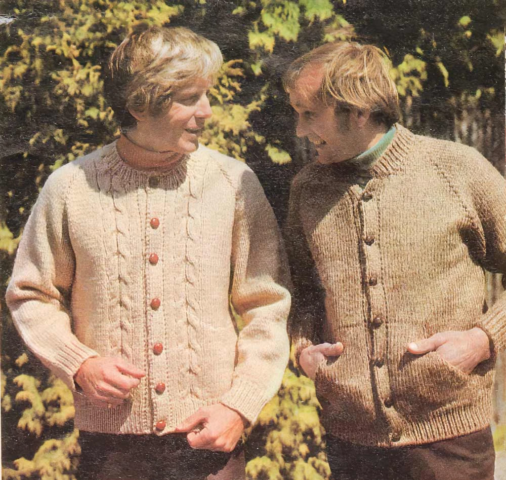 Men's Cable Cardigan Pattern 2 Men's Cable Cardigan Pattern - Image 2