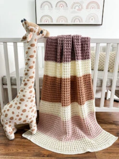 Waffle-icious Baby Blanket/Throw