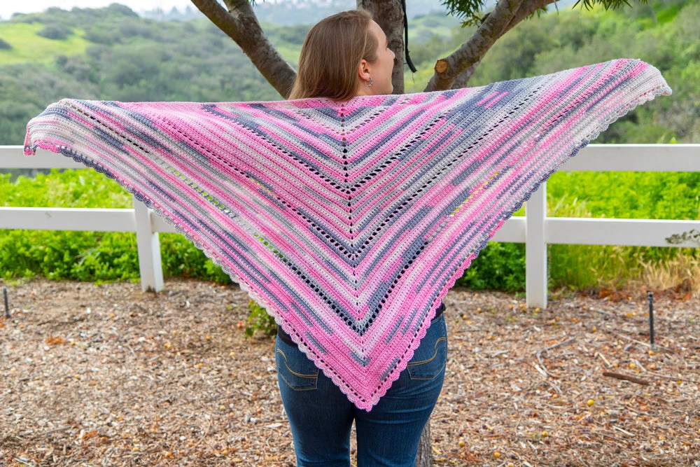 Lullaby Triangle Shawl 5 Lullaby Triangle Shawl - Image 5