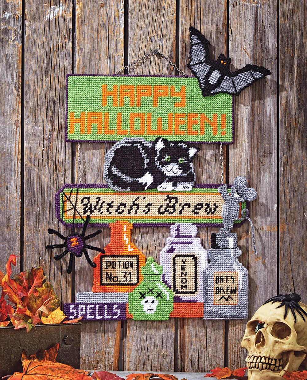 Witch's Brew Plastic Canvas Kit 1 Witch's Brew Plastic Canvas Kit