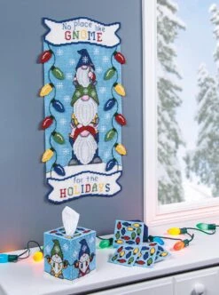 Gnome For The Holidays Plastic Canvas Ensemble