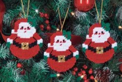 Old St. Nick Plastic Canvas Ornaments Kit