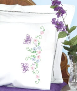 Butterflies & Flowers Pillowcases