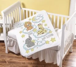 Lullaby Safari Crib Quilt Cover