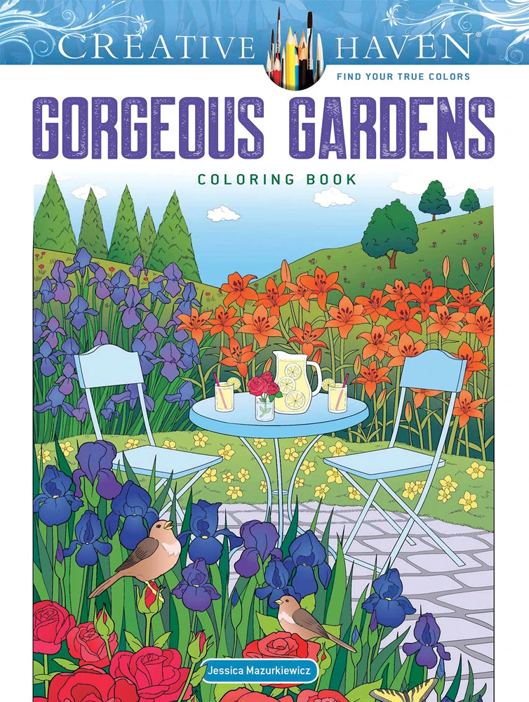 Gorgeous Gardens Coloring Book 1 Gorgeous Gardens Coloring Book