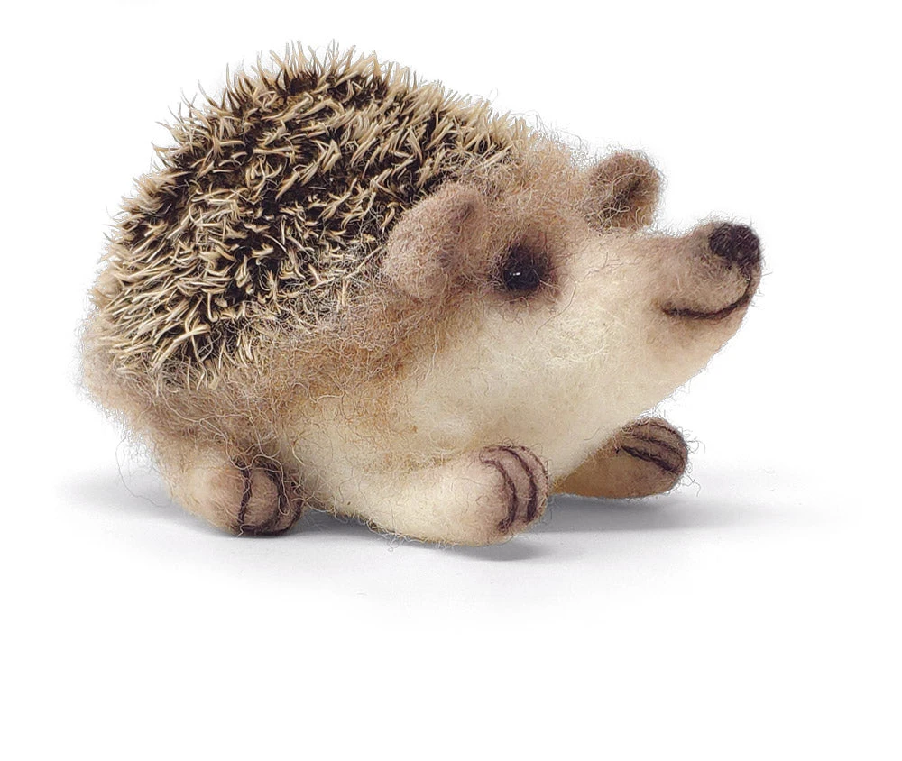Baby Hedgehog Needle Felting Kit 1 Baby Hedgehog Needle Felting Kit