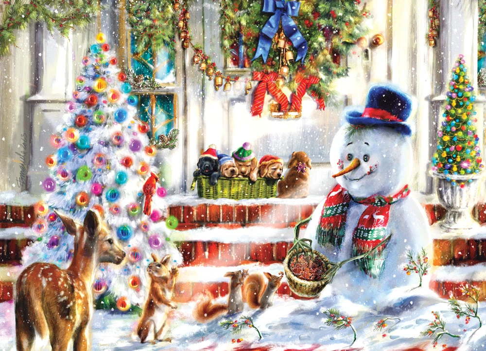 Snowman & Friends Jigsaw Puzzle 1 Snowman & Friends Jigsaw Puzzle