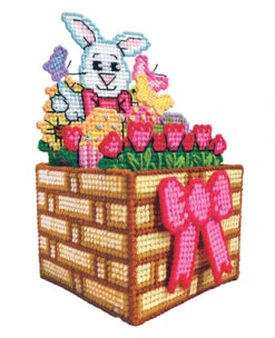 Bunny In A Box Plastic Canvas Kit
