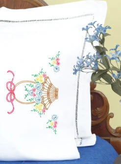 Basket Of Flowers Pillowcases