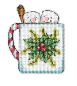 Holiday Mugs 14 Ct. Ornaments 9 Holiday Mugs 14 Ct. Ornaments -Crocheting Supplies Store M34423e