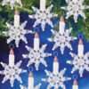 Snowflake Candle Beaded Ornament Kit