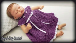 Bella Rose Newborn Baby Dress 12 Bella Rose Newborn Baby Dress -Crocheting Supplies Store M95039 PlumPerfect