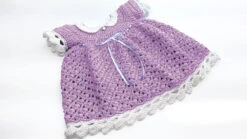 Lil Blueberry Muffin Baby Dress -Crocheting Supplies Store M95043Orchid