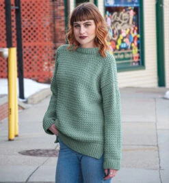 Boyfriend Sweater 16 Boyfriend Sweater -Crocheting Supplies Store M95110 succulent