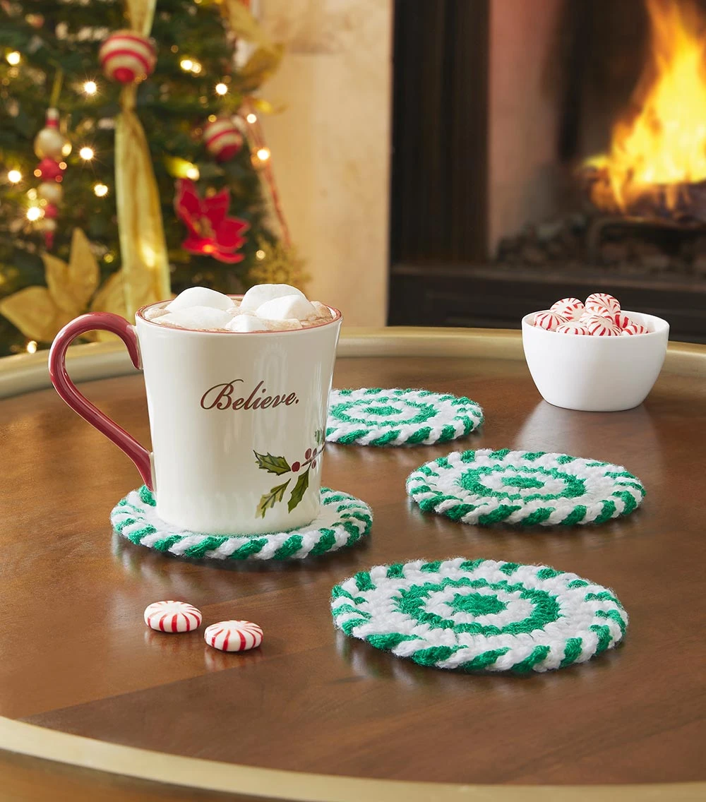 Sweet Mint Coasters Crochet Kit 2 Sweet Mint Coasters Crochet Kit - Image 2