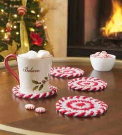 Sweet Mint Coasters Crochet Kit 5 Sweet Mint Coasters Crochet Kit -Crocheting Supplies Store M95227c