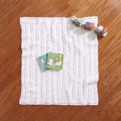 Chain Of Hearts Baby Blanket