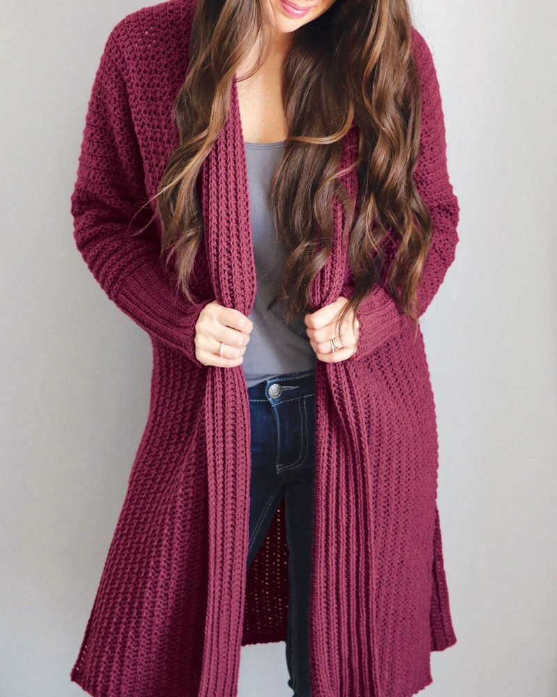 Mauve-a-lous Duster Cardigan 1 Mauve-a-lous Duster Cardigan