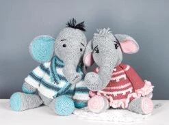 Eric And Emily Elephant Doll Kits