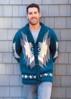 Blanket Coat -Crocheting Supplies Store M96934mensfront